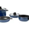 Berger Topfset Aluminium Stapelbar Blau 8-tlg. -Berger 114670 2398277