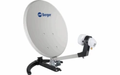 Berger Mobile Sat-Anlage Komplettset Single-LNB Im Campingkoffer -Berger 702362 4734656