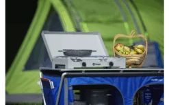 Berger 2-flammiger Gaskocher Silber, Grau 4,6 Kw Ohne Zündsicherung -Berger 797756 5231420